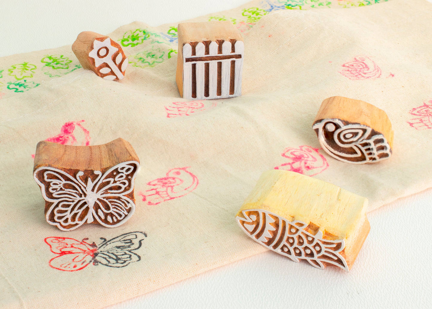 CARRY MY ART Nature Buddies Block Stamping Set