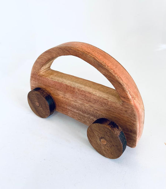 Waldorf Inspired Wooden Beetle Car