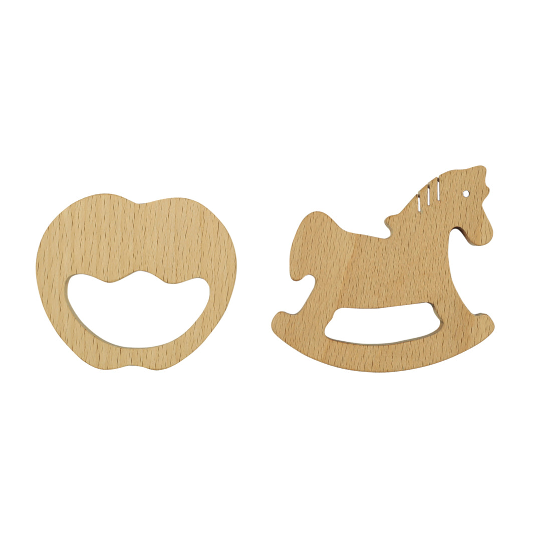 Wood Teethers (set of 2)