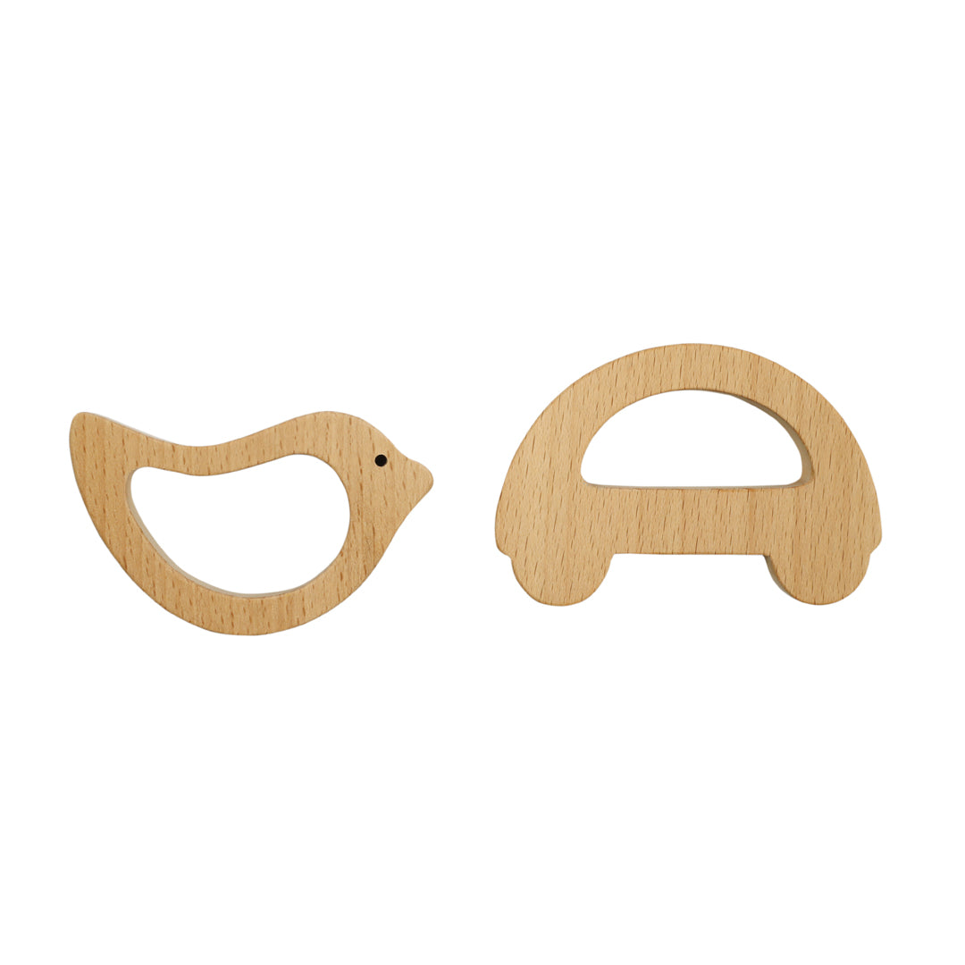 Wood Teethers (set of 2)