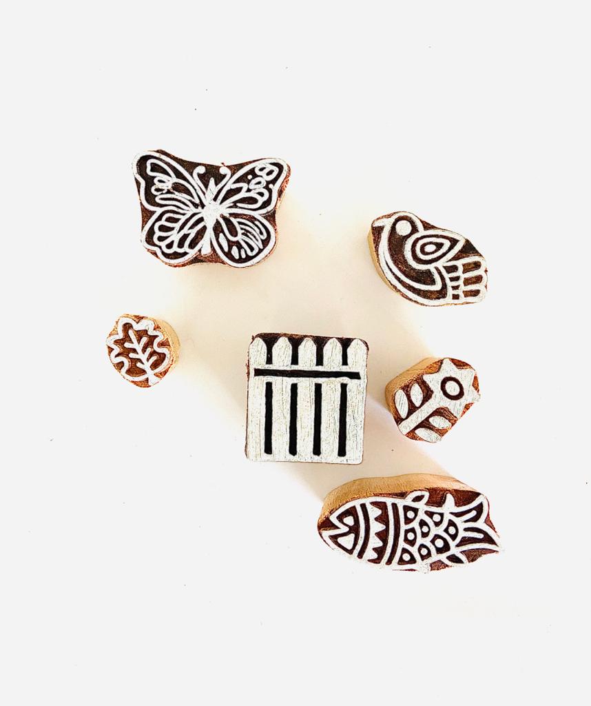 CARRY MY ART Nature Buddies Block Stamping Set
