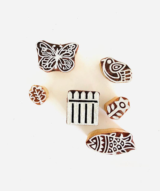 CARRY MY ART Nature Buddies Block Stamping Set
