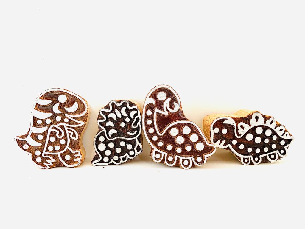 CARRY MY ART Dinosaur Theme Block Printing Set