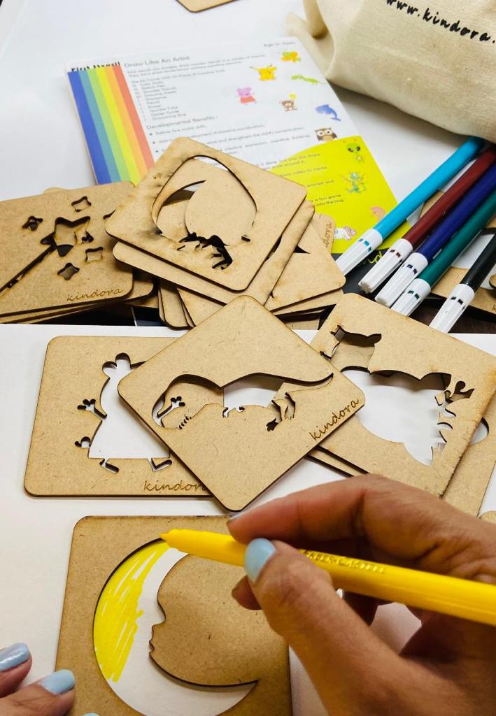 50 pc First Stencil Kit – Animal World