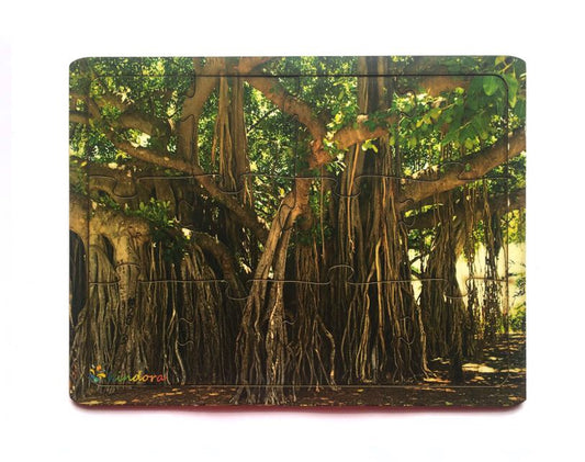 Montessori Jigsaw Puzzle Indian National Tree - Banyan Tree