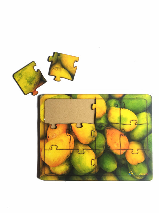 Montessori Jigsaw Puzzle Indian National Fruit Mango