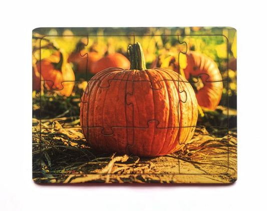Montessori Jigsaw Puzzle Indian National Vegetable Pumpkin