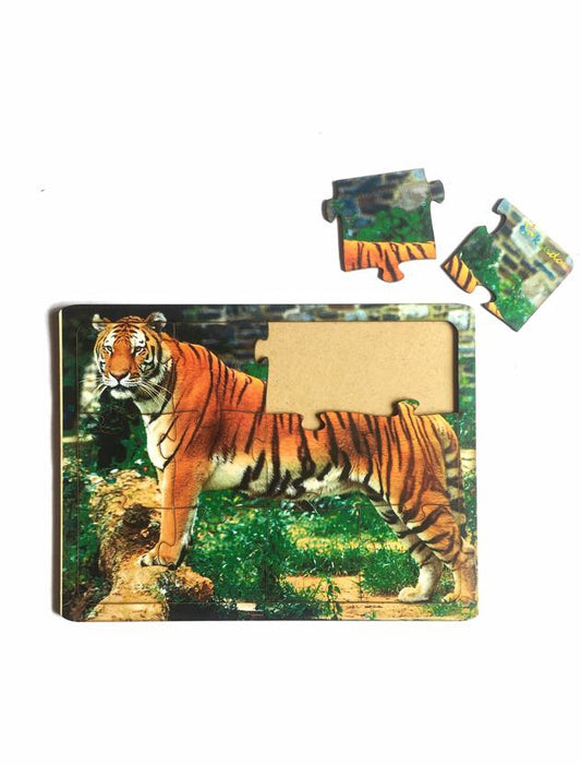 Montessori Jigsaw Puzzle Indian National Animal Tiger