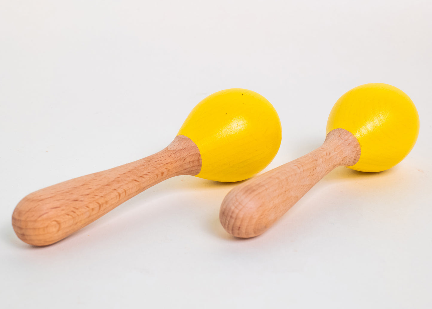 Wooden Maracas (2pcs) for Toddlers - Natural & Musical Toy