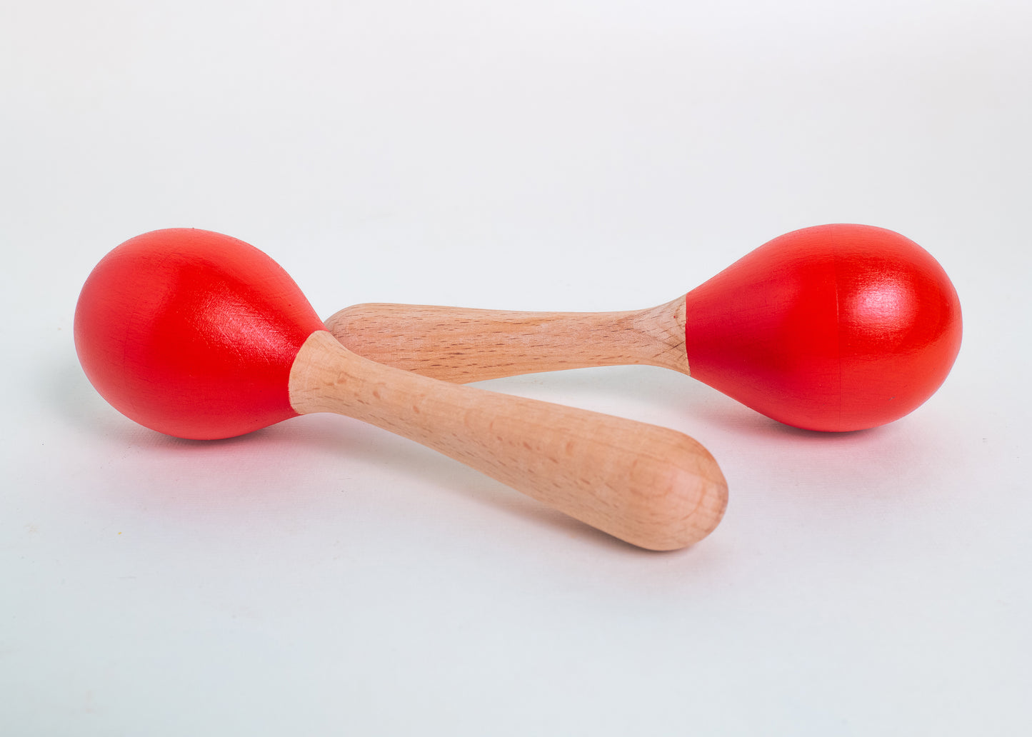 Wooden Maracas (2pcs) for Toddlers - Natural & Musical Toy