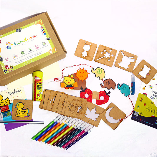 50 pc First Stencil Kit – Animal World