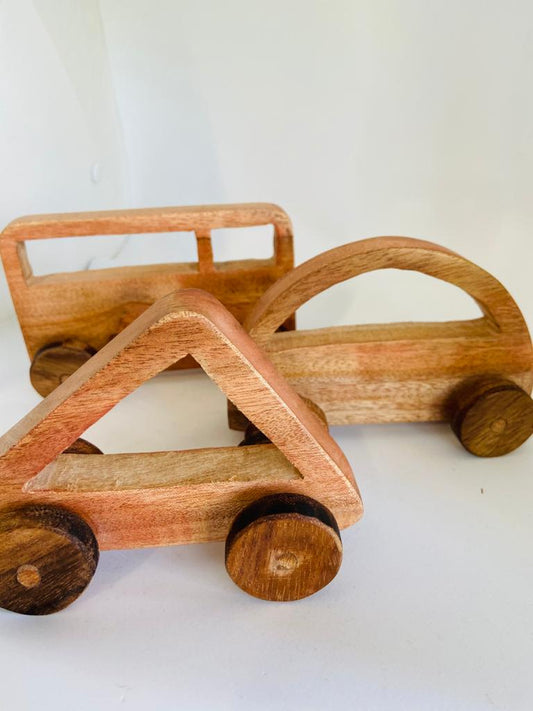 Waldorf Inspired Wooden Beetle Car