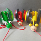 Handmade Wooden PULL ALONG SNAIL Toy - Fun for kids