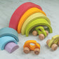 Rainbow Stacker & Cars Combo | Open-ended Toys