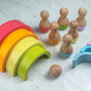 Rainbow Stackers And Bowling Pin Combo