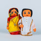 Traditional Bengali Couple - Handmade Cloth Doll