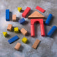 Castle Building Blocks Wooden