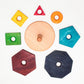 Montessori Inspired Geometric Shapes Stacker