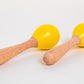 Wooden Maracas (2pcs) for Toddlers - Natural & Musical Toy