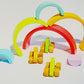 Rainbow Peg Family/Montessori/Waldorf Peg Dolls