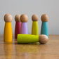 Rainbow Peg Family/Montessori/Waldorf Peg Dolls