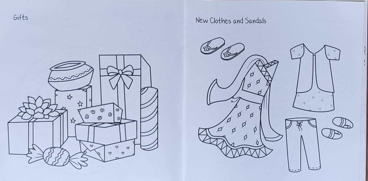 The Diwali Colouring Book