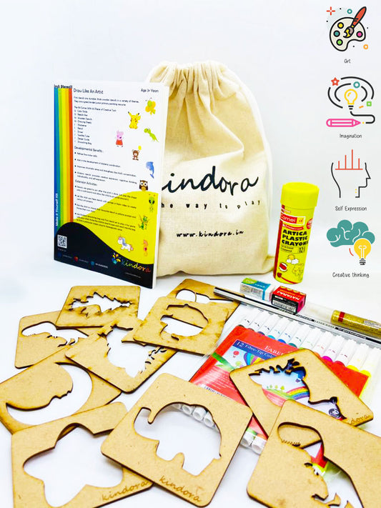 50pc First Stencil Kit - Fun City